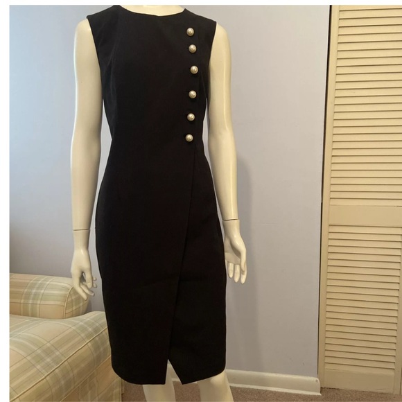 NWOT CALVIN KLEIN’S WOMEN’S SLEEVELESS ZIPUP DRESS - Picture 1 of 5